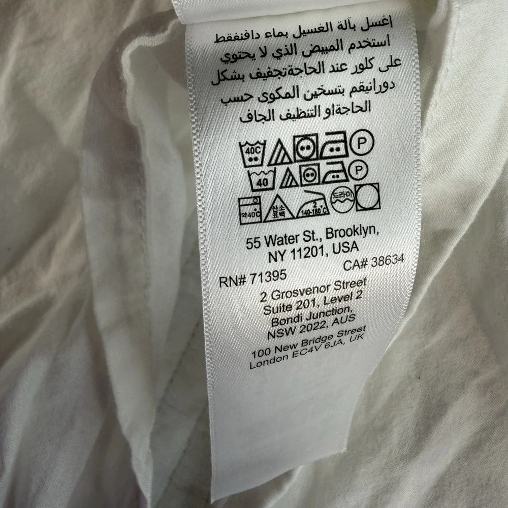 West Elm Quilted King Size Pillow Sham White Cotton Linen Shabby Feminine‎ Chic